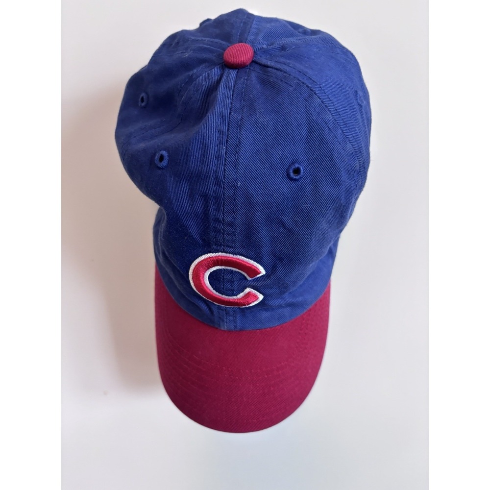 Chicago Cubs  Baseball Cap Adult The Merchandise Blue & Red. SZ - Medium